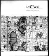 Antioch Township - left, Grass Lake, Fox Lake, Lake Marie, Celar Lake, Lake County 1907